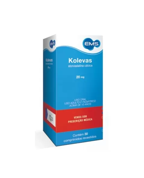 KOLEVAS 20MG C/30 COMP (ATORVASTATINA)56