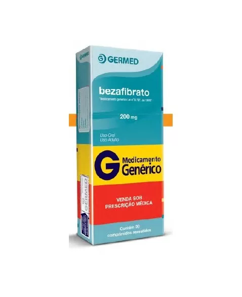 BEZAFIBRATO 200MG C/ 20 CPR