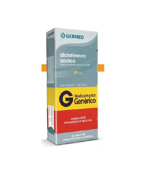 DICLOFENACO SOD.50MG 2BLTX10 COM REV-GD