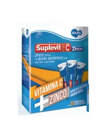 SUPLEVIT C ZINCO C/30 COMP EFERV(40)