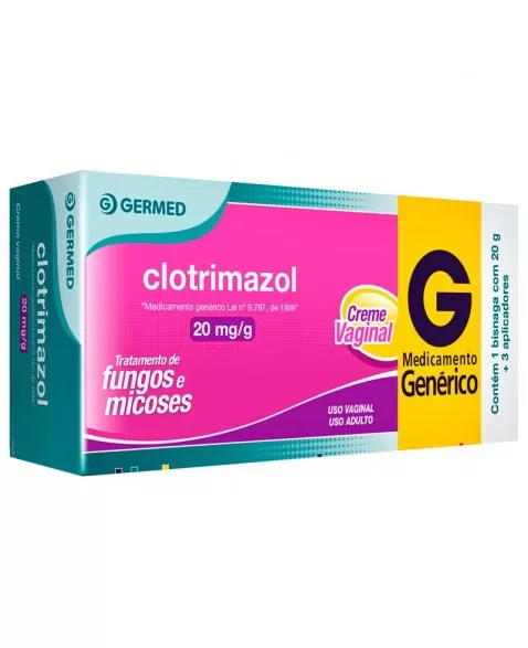 CLOTRIMAZOL 20MG/GCR VG 20G + 3 APLIC