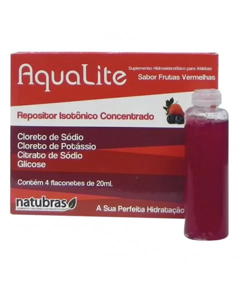 AQUALITE FRUTAS VERMELHAS 20ML C/ 4 FLAC