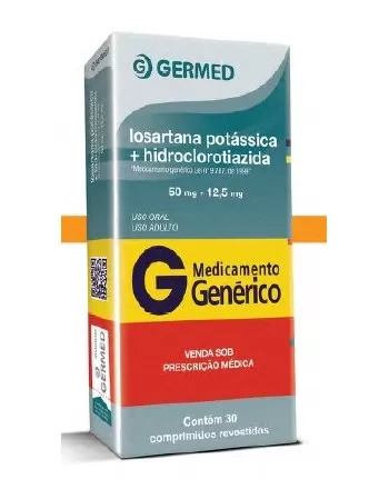 LOSARTANA POT + HCTZ 50+12,5MG 30CPR