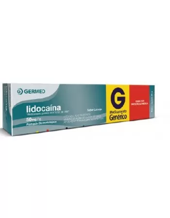 LIDOCAINA 50MG/G POM DERM 25G