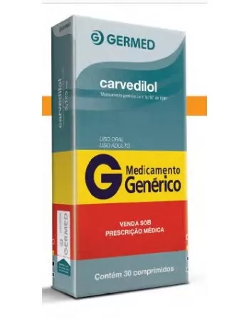 CARVEDILOL 25MG C/ 30 CPR