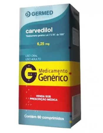 CARVEDILOL 6,25 MG C/ 60 CPR