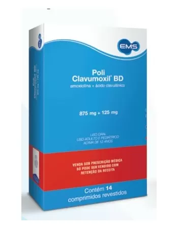 POLICLAVUMOXIL BD 875+125MG C/14 CPR*