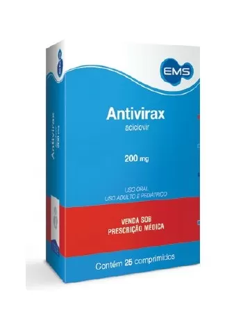 ANTIVIRAX 200MG C/25 COMP(ACICLOVIR)(60)