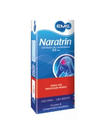 NARATRIN 2,5MG C/4 COMP REV (60)