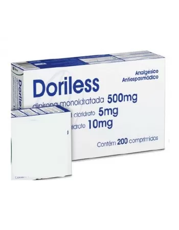 DORILESS C/ 200 CPR(DIP+PROME+ADIFENINA)