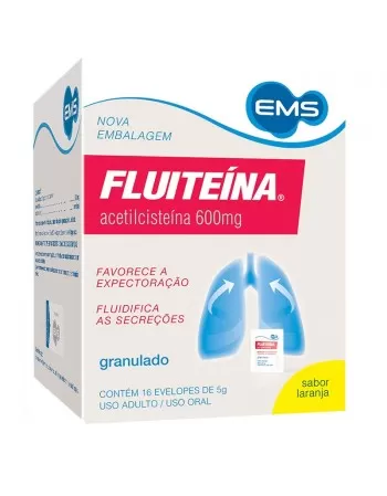 FLUITEINA 600MG 16 ENV(ACETILCISTEINA)36