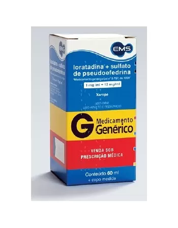 LORATADINA+SULF DE PSEUDO XPE 60ML(60)