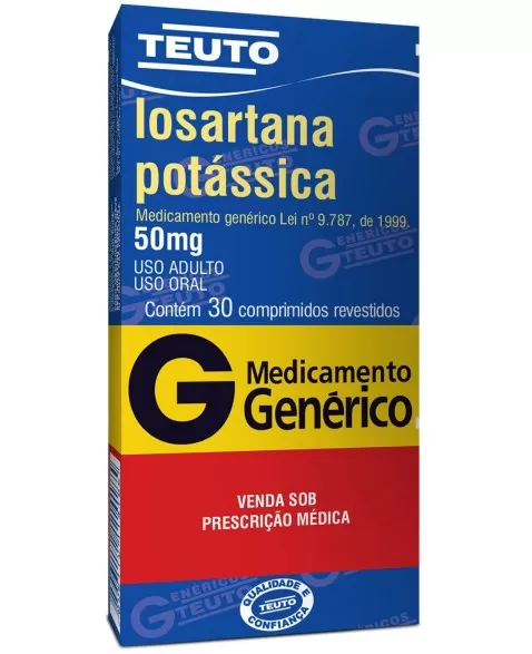 LOSARTANA POTASSICA 50MG COMP REV C/30 G