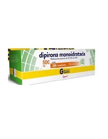 DIPIRONA SODICA 500MG C/240 COMP (24)