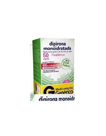 DIPIRONA SÓDICA 50MG SOL.ORAL 100ML (60)