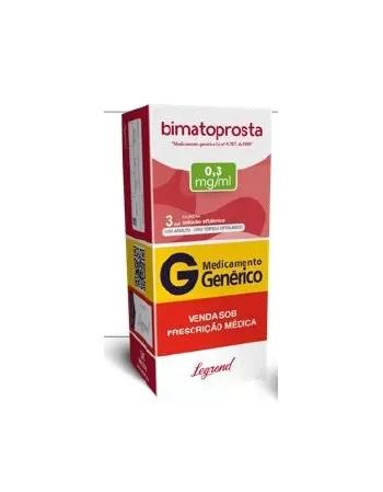 BIMATOPROSTA 0,3MG/ML FR C/3ML(100)