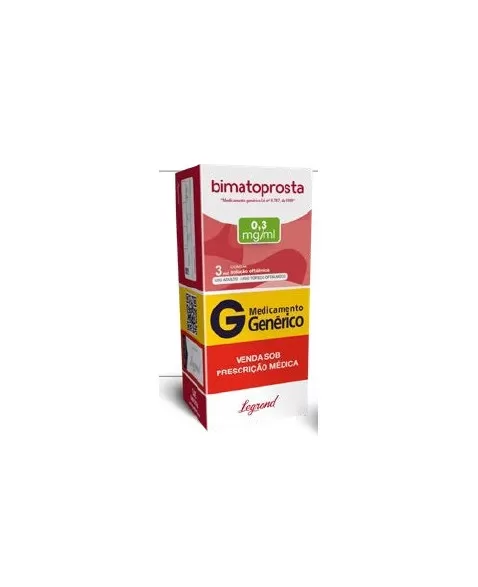 BIMATOPROSTA 0,3MG/ML FR C/3ML(100)