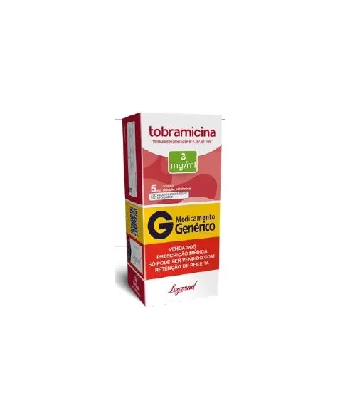 TOBRAMICINA 3MG SOL OFT 5ML RDCNº20*