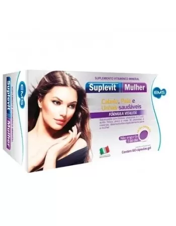 SUPLEVIT MULHER VIT.C/ 60CAPS GEL