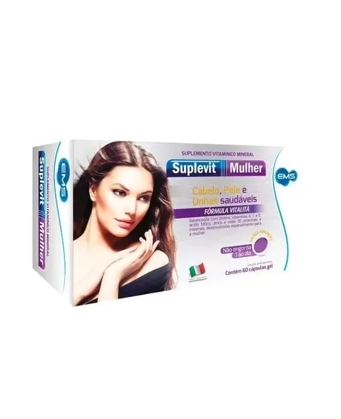 SUPLEVIT MULHER VIT.C/ 60CAPS GEL