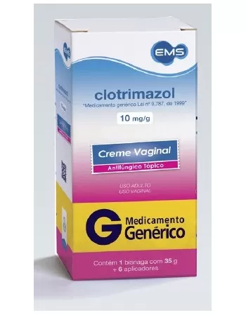 CLOTRIMAZOL 10MG CR VAG 35G+6APLI (48)