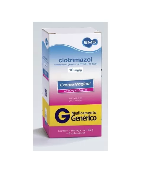 CLOTRIMAZOL 10MG CR VAG 35G+6APLI (48)