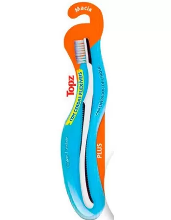 ESCOVA DENTAL TOPZ PLUS MACIA (6X6)