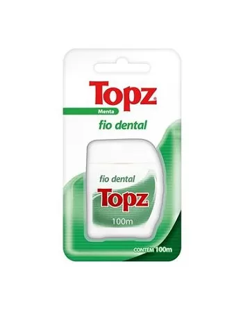 FIO DENTAL TOPZ MENTA 100M (8X6)