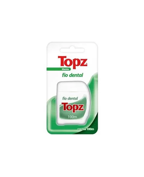 FIO DENTAL TOPZ MENTA 100M (8X6)