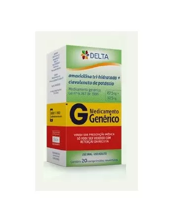 AMOX+CLAV 875MG+125MG 1 FRCVX 20CPR*