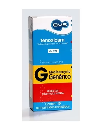 TENOXICAM 20MG C/10 COMP (60)