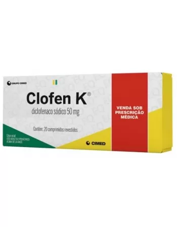 CLOFEN K 50 MG DRG 1 BL X 20