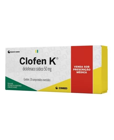 CLOFEN K 50 MG DRG 1 BL X 20