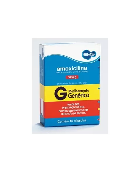 AMOXICILINA 500MG C/15 CAPS LG(50)RDC 20