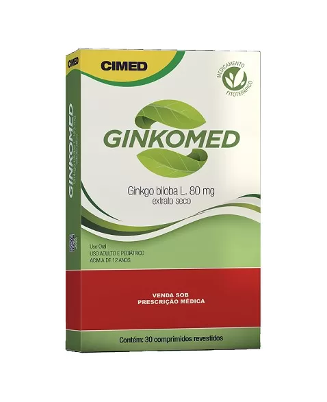 GINKOMED 80MG C/30 CPR(120)