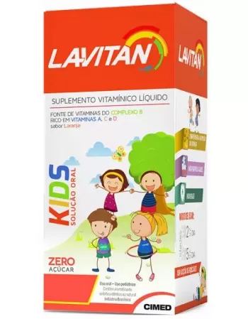 LAVITAN KIDS C/ 60 CPR SABOR LARANJA