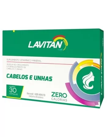 LAVITAN NUTRI CAPILAR+UNHAS C/ 30 CAPS