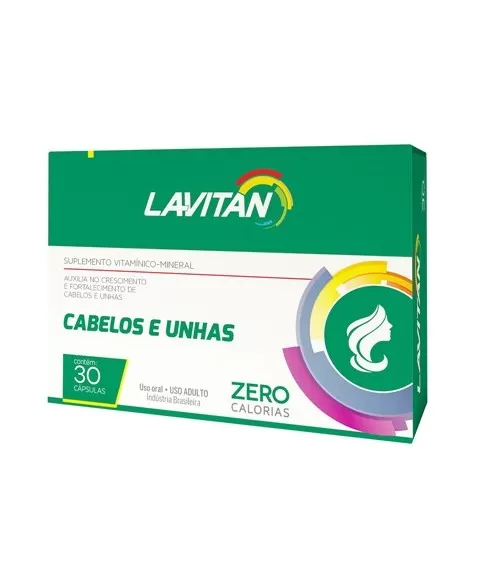 LAVITAN NUTRI CAPILAR+UNHAS C/ 30 CAPS