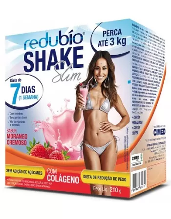 REDUBÍO SHAKE SLIM/ SABOR MORANGO 210G