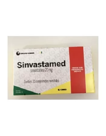 SINVASTAMED (SINVASTATINA) 20MG C/ 30COM