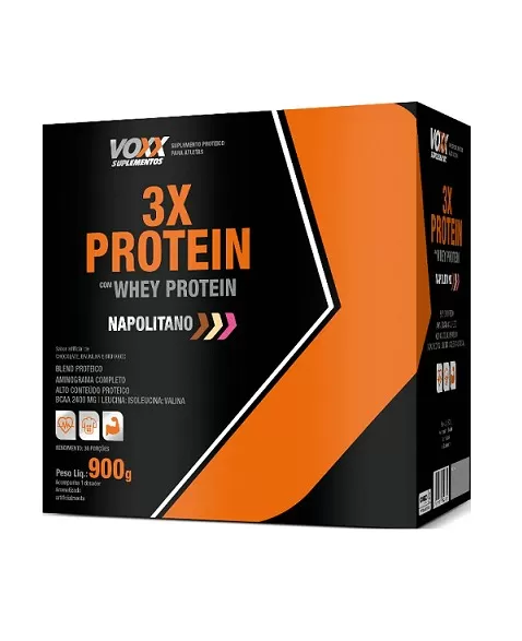 VOXX SUPLE. 3X PROTEIN C/WHEY NAPOLITANO