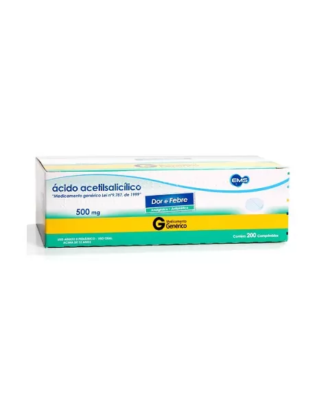 ACIDO ACETIL SALICILICO AD 500MG C/200