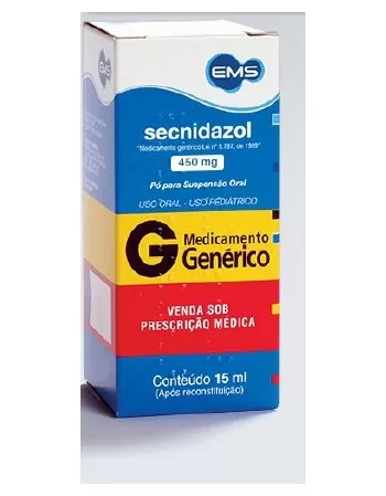 SECNIDAZOL 450MG SUSP 15ML (100)