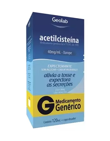 ACETILCISTEINA 40MG XPE FR 120ML ADULTO