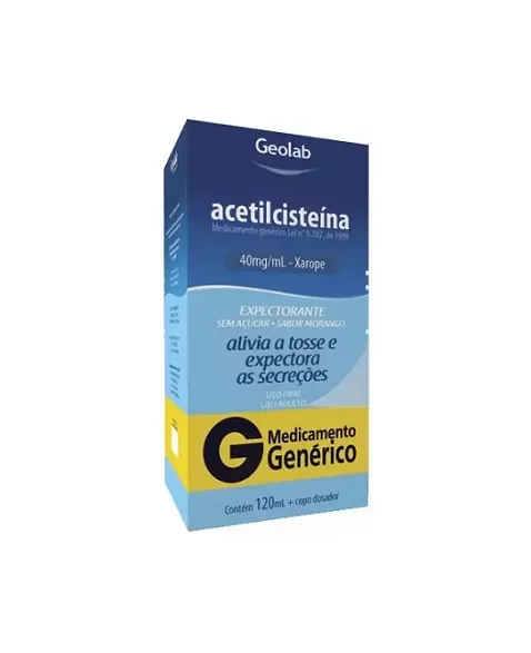 ACETILCISTEINA 40MG XPE FR 120ML ADULTO