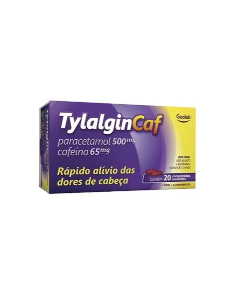 TYLALGIN CAF 500+65MG BL PLAS 100