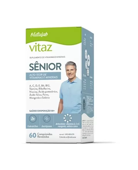 VITAZ SENIOR 630MG 60COMX50CT