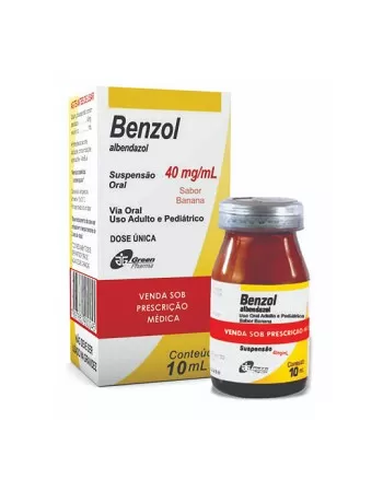 BENZOL 4% SUSP FR 10 ML (ALBENDAZOL)