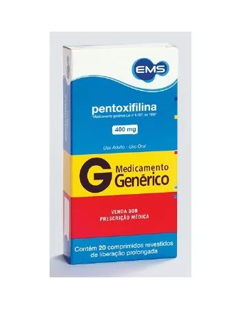 PENTOXIFILINA 400MG C/20 COMP (48)