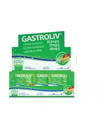 GASTROLIV LIMAO 50 SCHS 5G(HIDR+ALUM+M